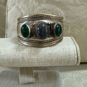 Tibetan Gemstone Cuff